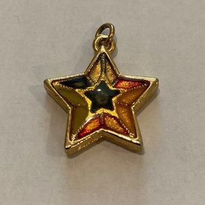 Vintage Star Pendant, Reversible